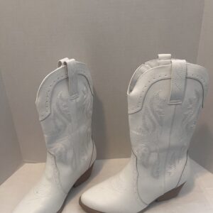 White Cowboy Boot