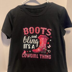 Boots and Bling Tee Shirt